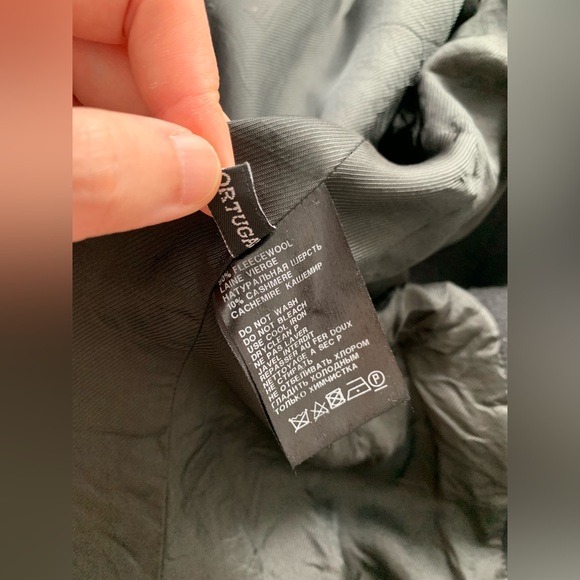 SOLD Ann Demeulemeester black wool coat - Picture 4 of 6